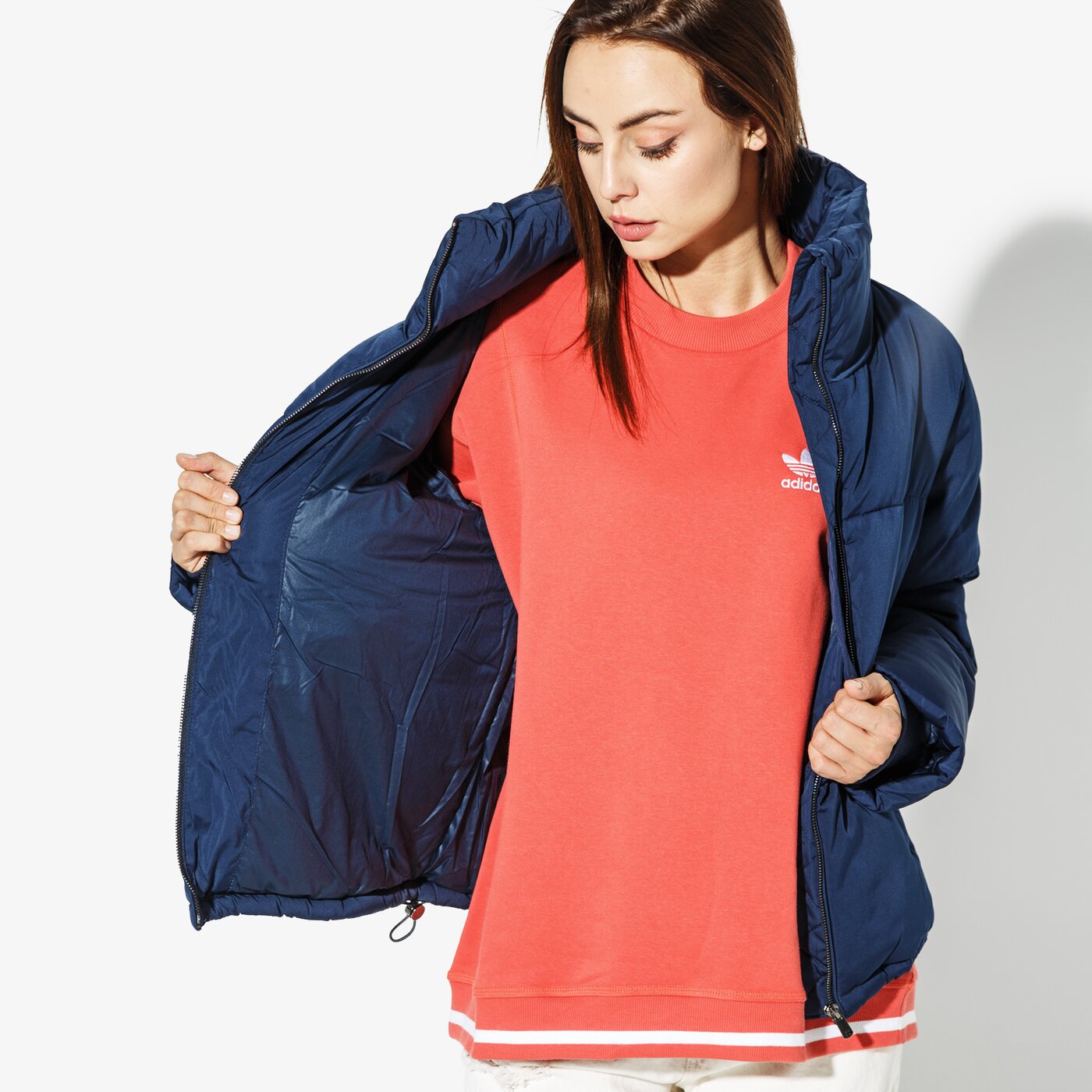 Дамско зимно яке CONFRONT ЯКЕ LANA cfv38kud01001 цвят тъмносин