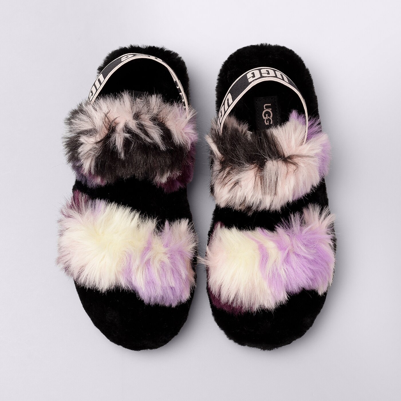 Дамски чехли и сандали UGG OH YEAH TIE DYE 1119821-magnolia цвят многоцветен