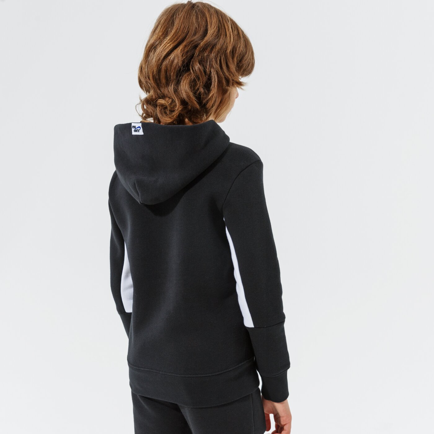 Детски суичър JORDAN СУИТЧЪР С КАЧУЛКА JUMPMAN BY NIKE PO BOY 95a675-023 цвят черен