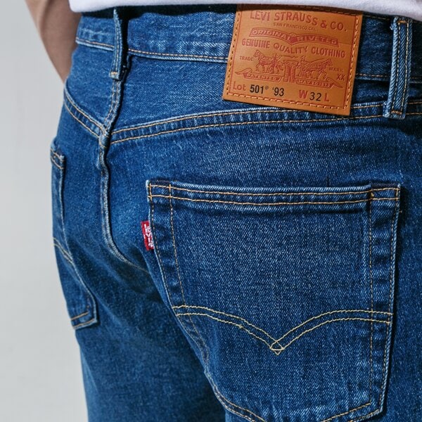 Мъжки къси панталони LEVI'S ШОРТИ 501 93 SHORTS 85221-0012 цвят син