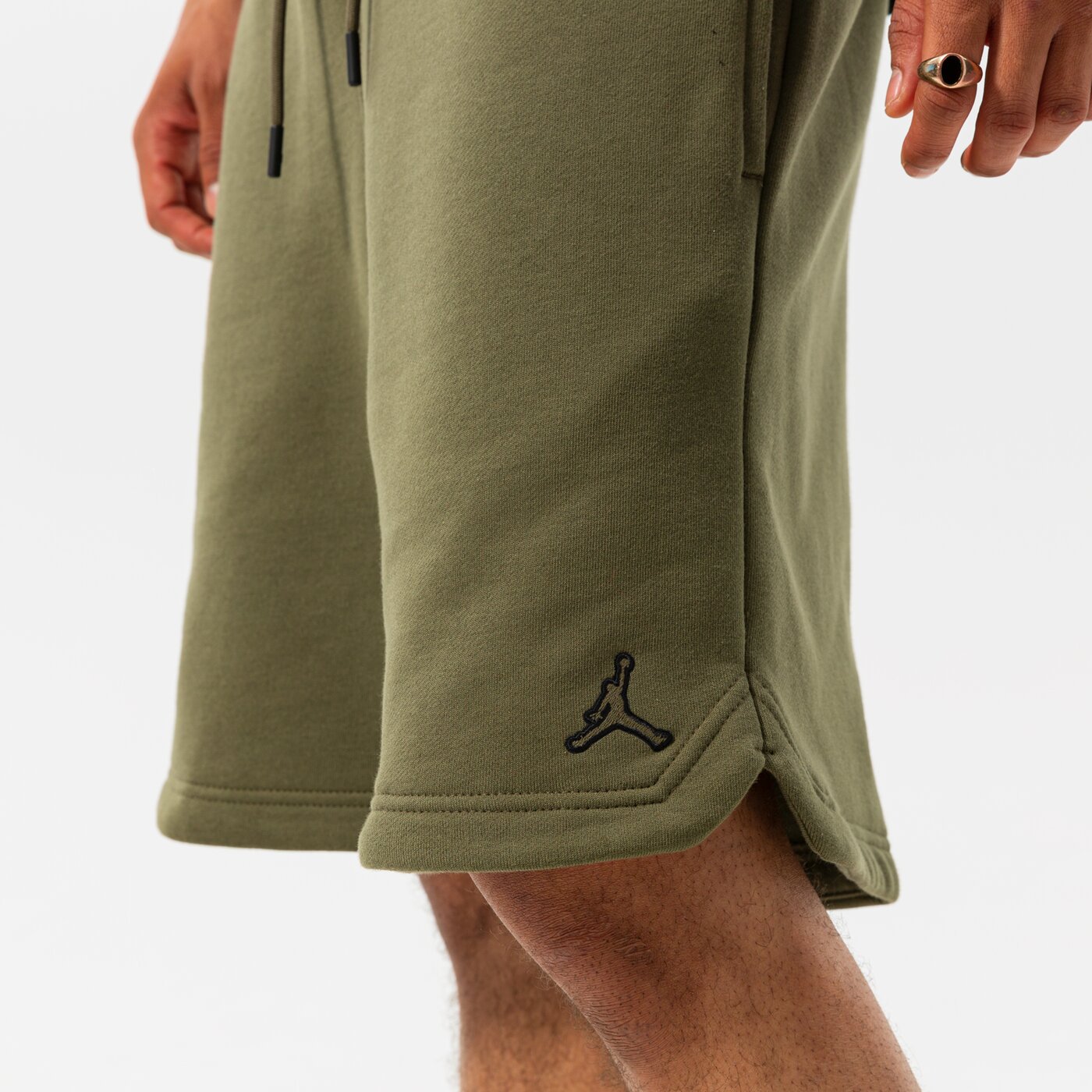 Мъжки къси панталони JORDAN ШОРТИ M J ESS FLC SHORT da9826-222 цвят каки