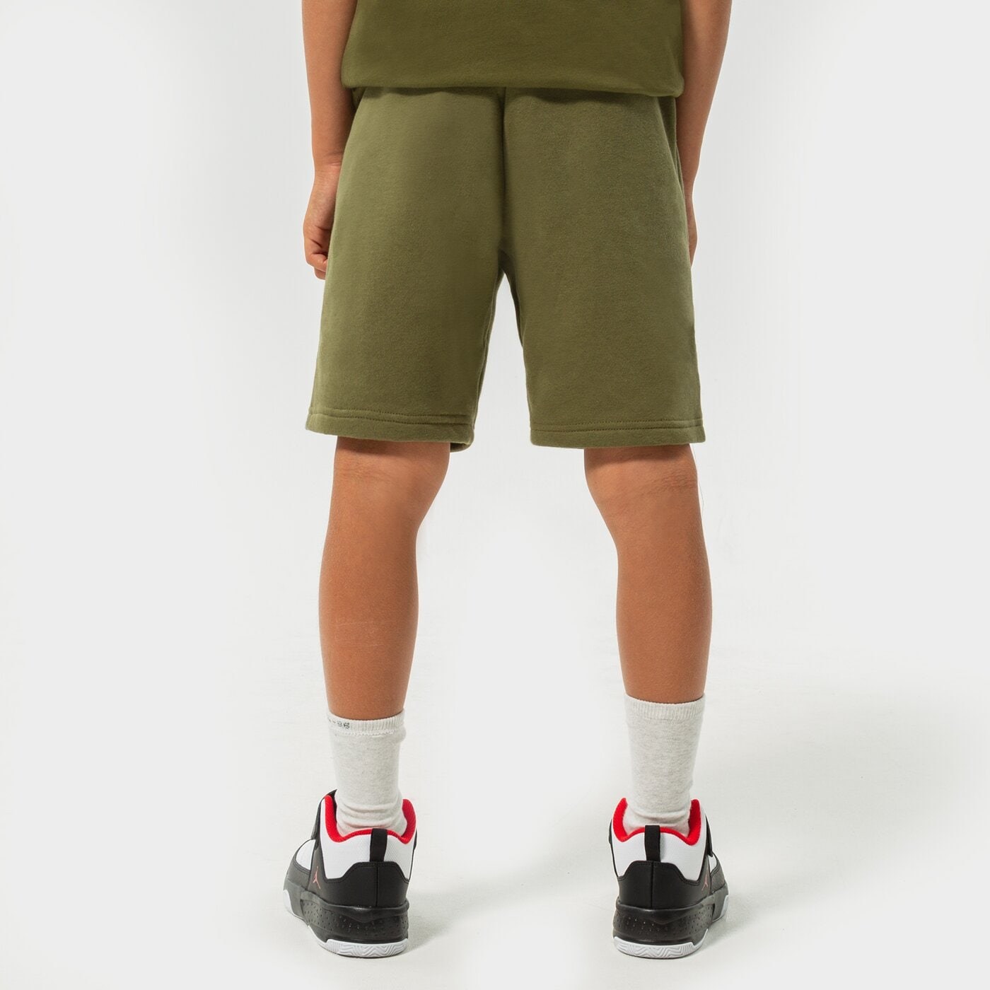  ADIDAS ШОРТИ BOY hd2063 цвят каки