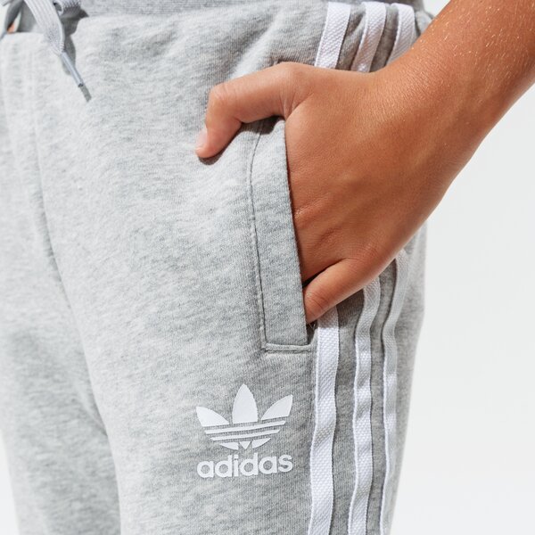 Детски панталони ADIDAS ПАНТАЛОНИ TREFOIL PANTS BOY gd2705 цвят сив
