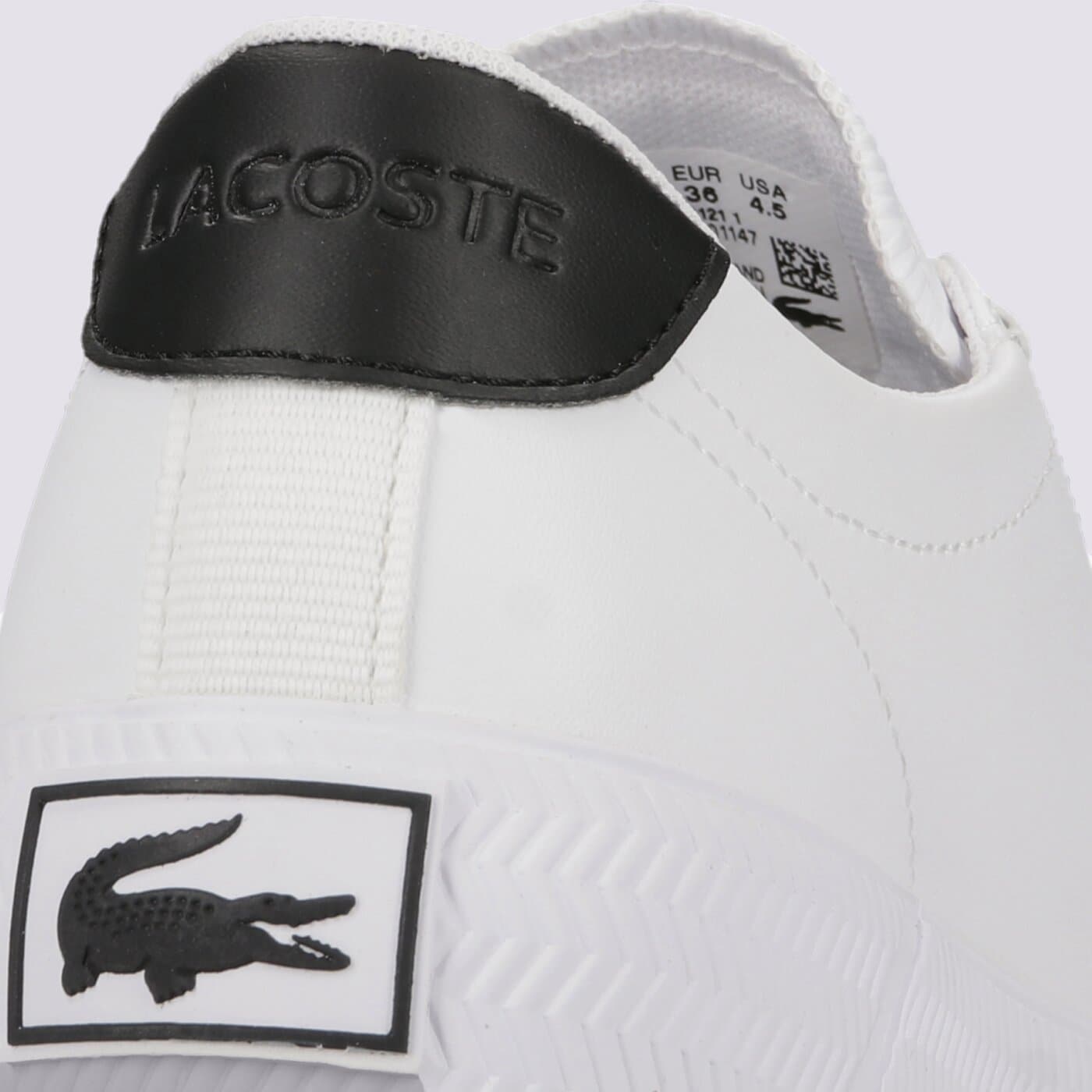 Детски маратонки LACOSTE GRIPSHOT 0121 1 CUJ 742cuj0001147 цвят бял