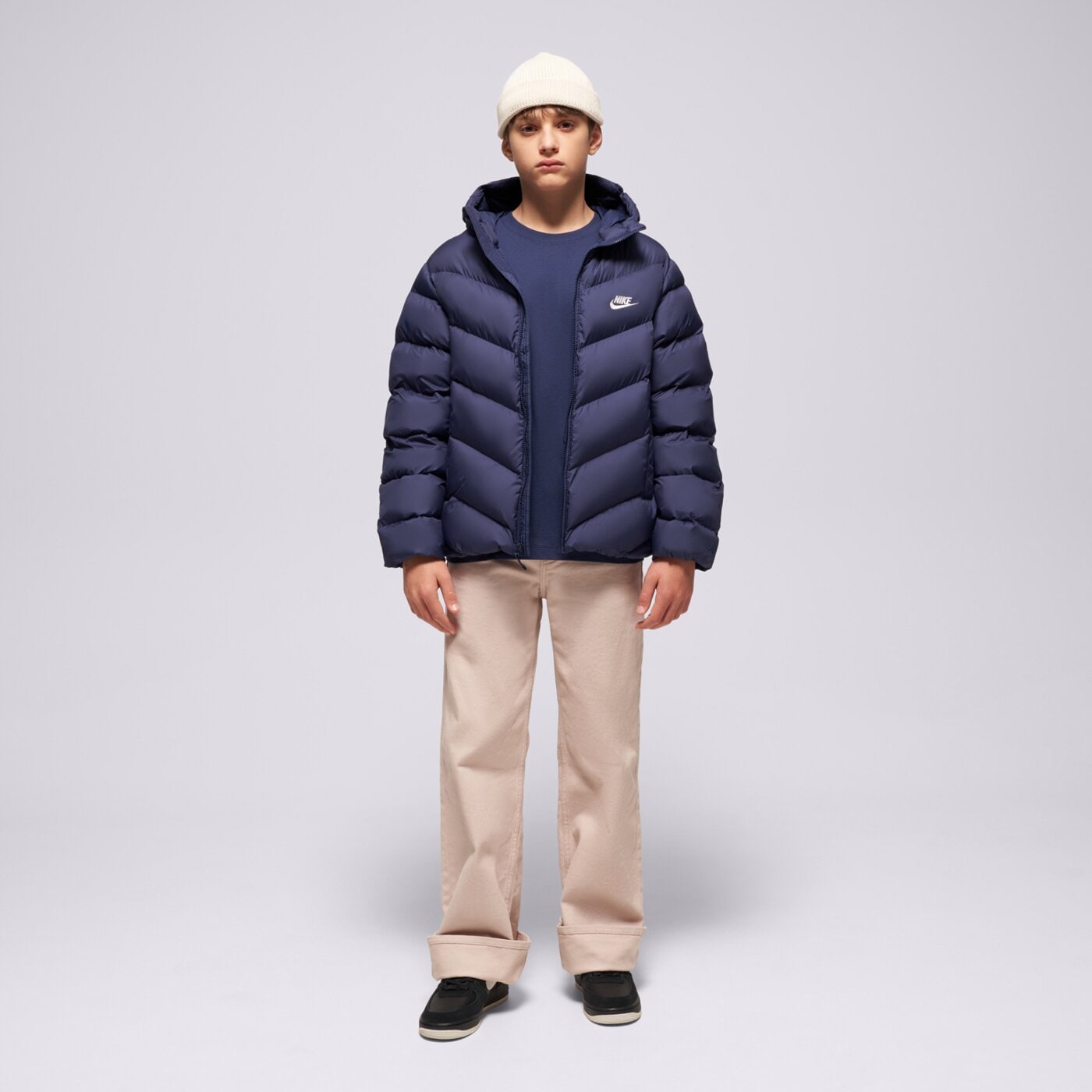 Детска преходно яке NIKE ЯКЕ ПУХЕН K NSW TF ADP PUFFER BOY hq4976-410 цвят тъмносин