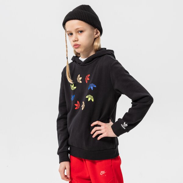 Детски суичър ADIDAS СУИТЧЪР С КАЧУЛКА HOODIE BOY he4779 цвят черен