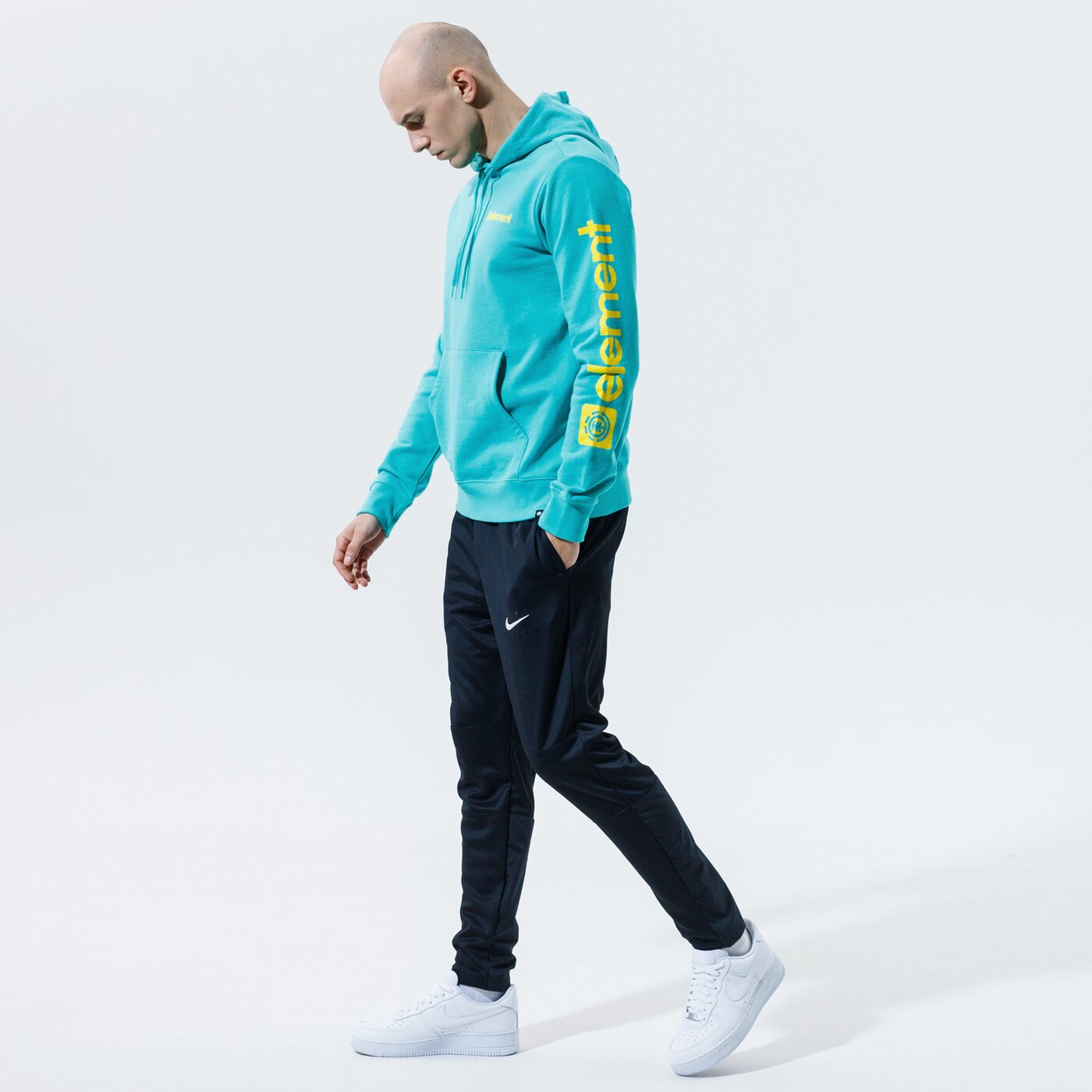 Мъжки суичър ELEMENT СУИТЧЪР С КАЧУЛКА JOINT HOOD w1hoc2elp14633 цвят син