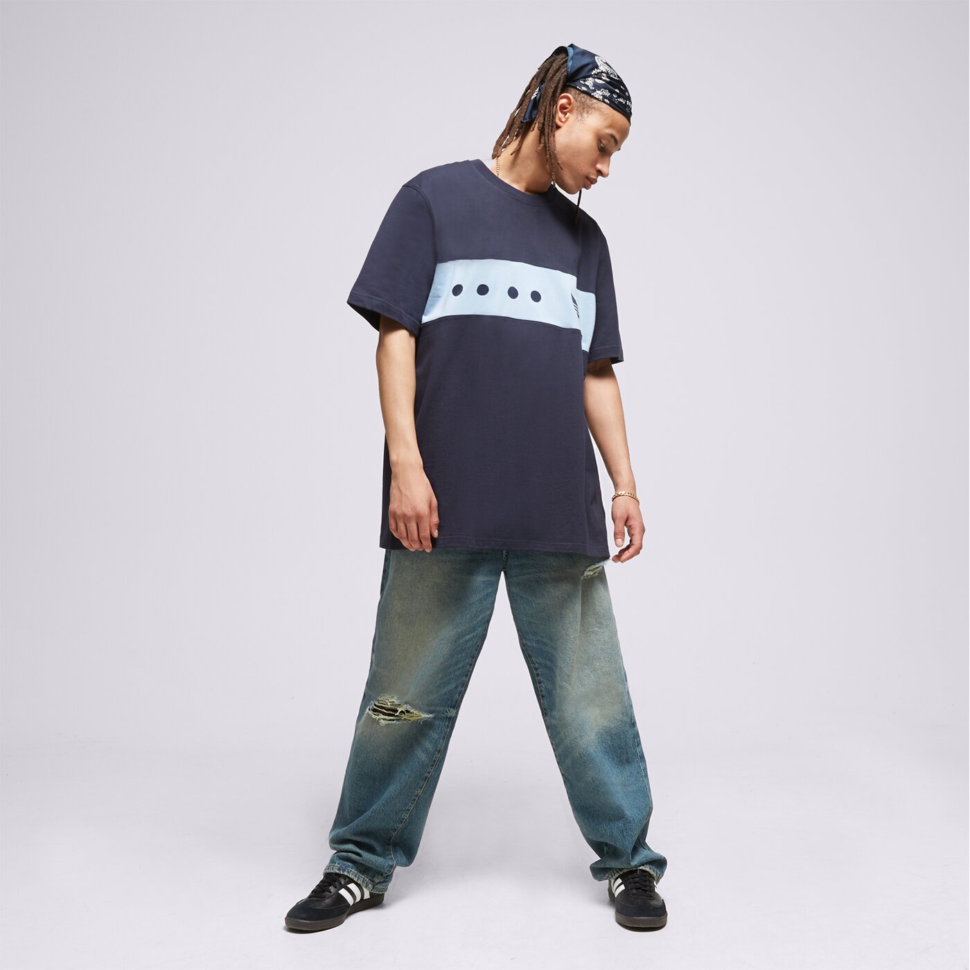 Мъжка тениска ADIDAS ТЕНИСКА CITY TEE ic8414 цвят тъмносин