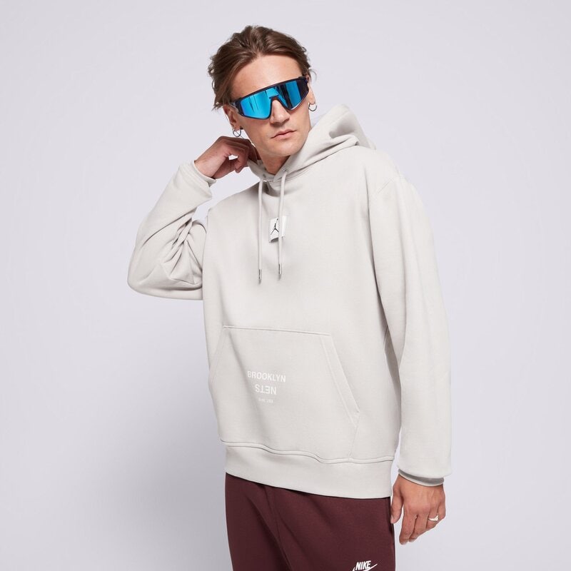 NIKE СУИТЧЪР С КАЧУЛКА BKN MNK FLC PO CTS ST NBA