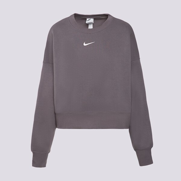 Дамски суичър NIKE СУИТЧЪР W NSW PHNX FLC OOS CREW dq5761-036 цвят сив