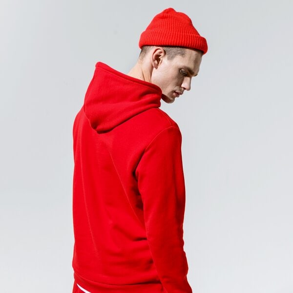 Мъжки суичър ADIDAS СУИТЧЪР С КАЧУЛКА ESSENTIAL HOODY gn3389 цвят червен