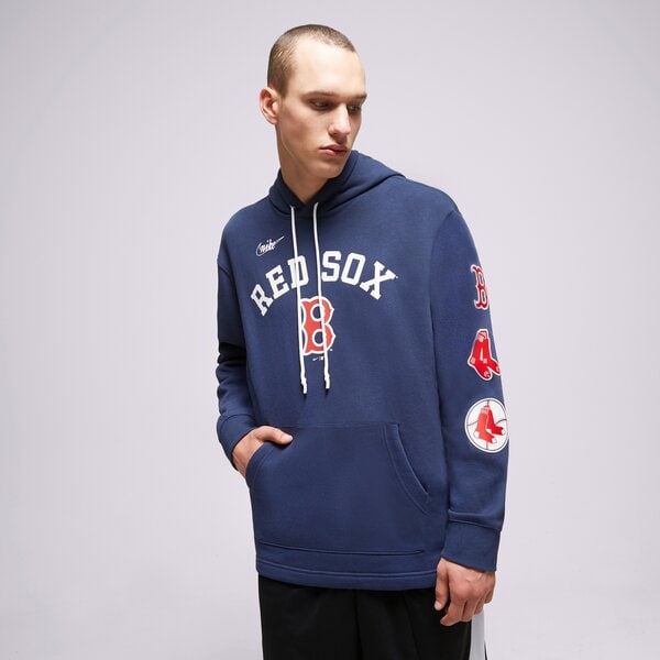 Мъжки суичър NIKE СУИТЧЪР С КАЧУЛКА BOSTON RED SOX MLB nkmz-44b-brs-0qe цвят тъмносин