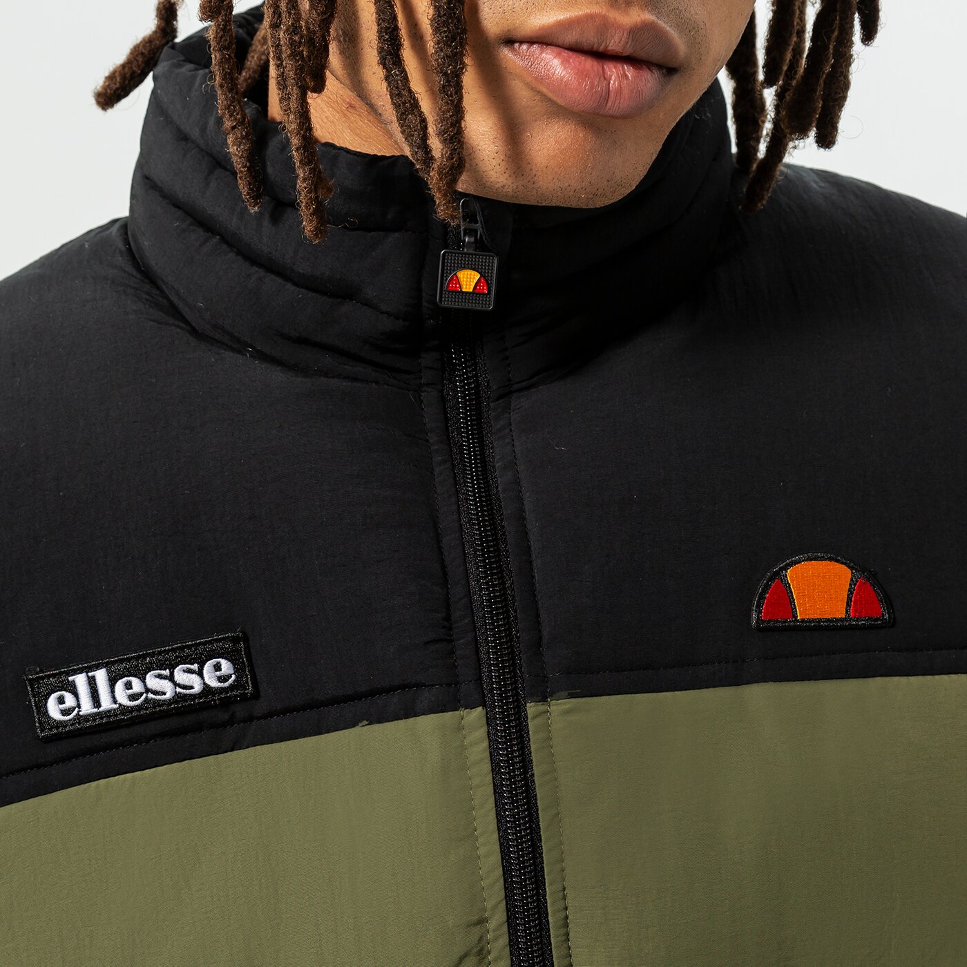 Мъжко зимно яке ELLESSE ЯКЕ ПУХЕН NEBULA JACKET BLK/KHA shk12789043 цвят черен