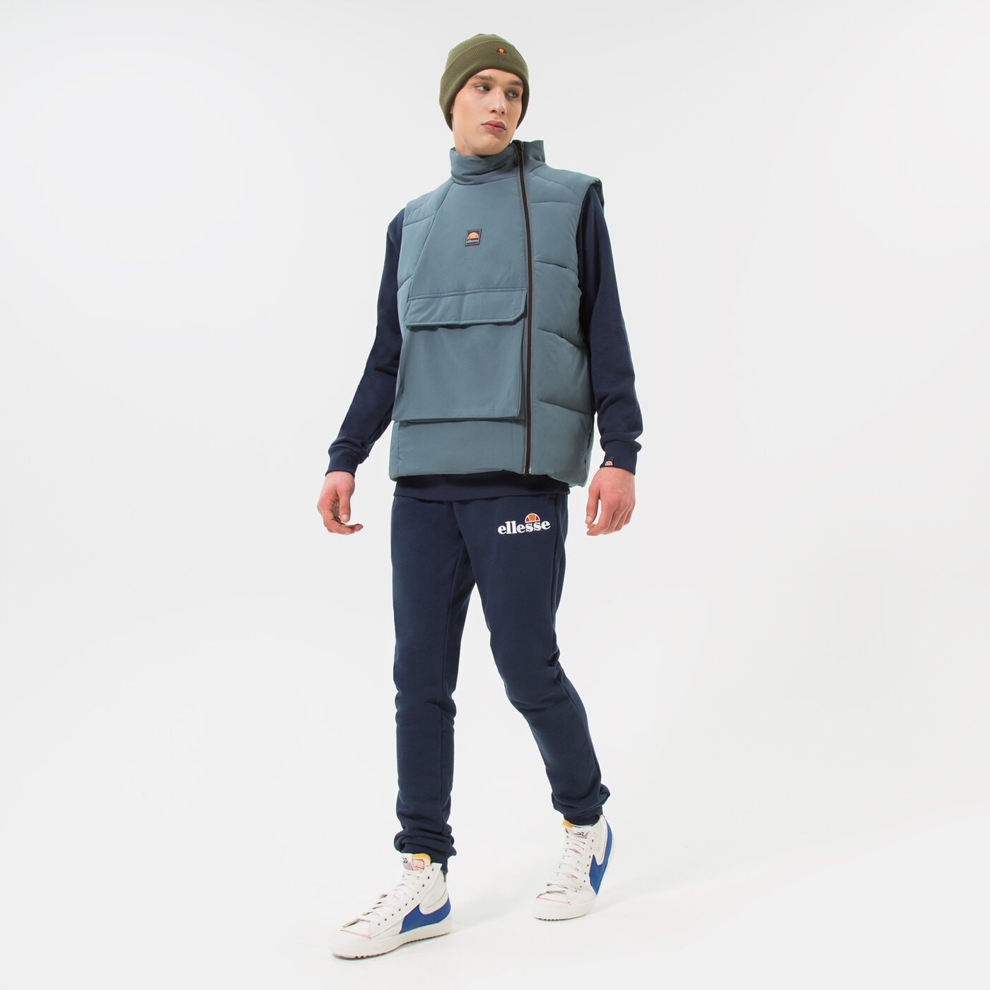 Мъжки панталони ELLESSE ПАНТАЛОНИ NIORO NAVY JOG PANT shs08783429 цвят тъмносин