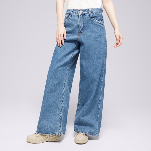 Дамски панталони LEVI'S ПАНТАЛОНИ 94 BAGGY WIDE LEG MED. INDIGO a5929-0002 цвят син