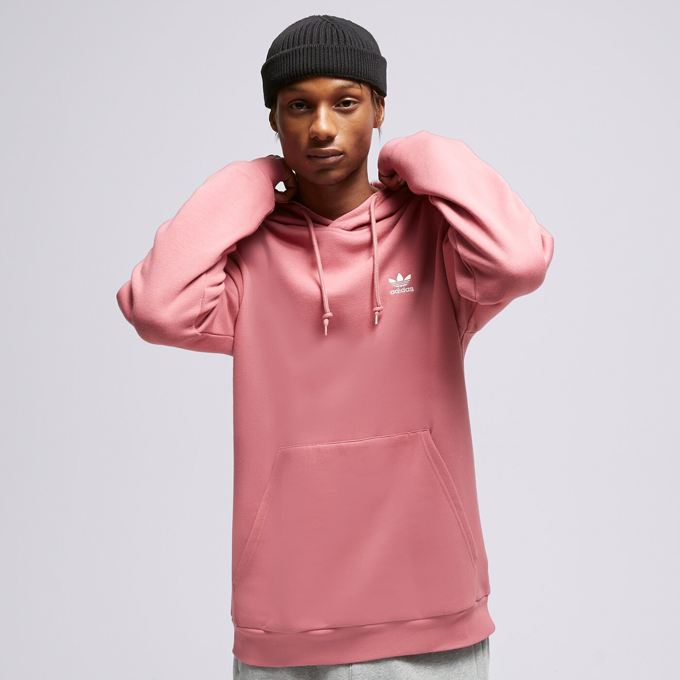 Мъжки суичър ADIDAS СУИТЧЪР С КАЧУЛКА ESSENTIAL HOODY ia4890 цвят виолетов