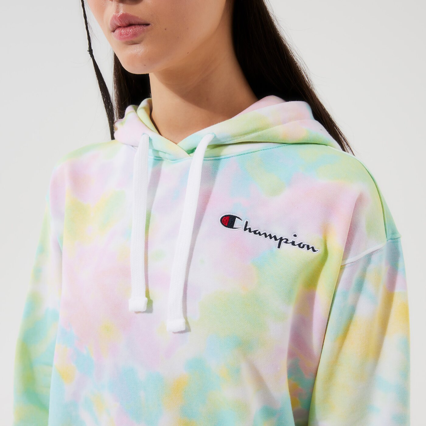 Дамски суичър CHAMPION СУИТЧЪР С КАЧУЛКА HOODED SWEATSHIRT 113934wl002 цвят многоцветен