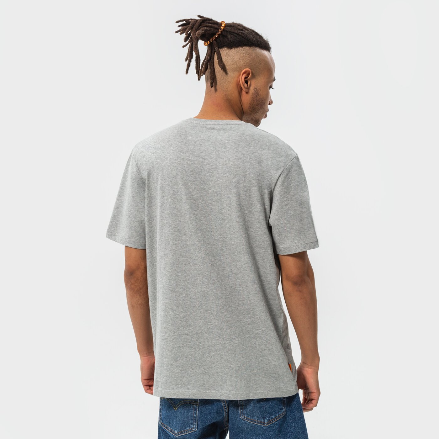 Мъжка тениска TIMBERLAND ТЕНИСКА SMALL LOGO PRINT tb0a5pgz0521 цвят сив