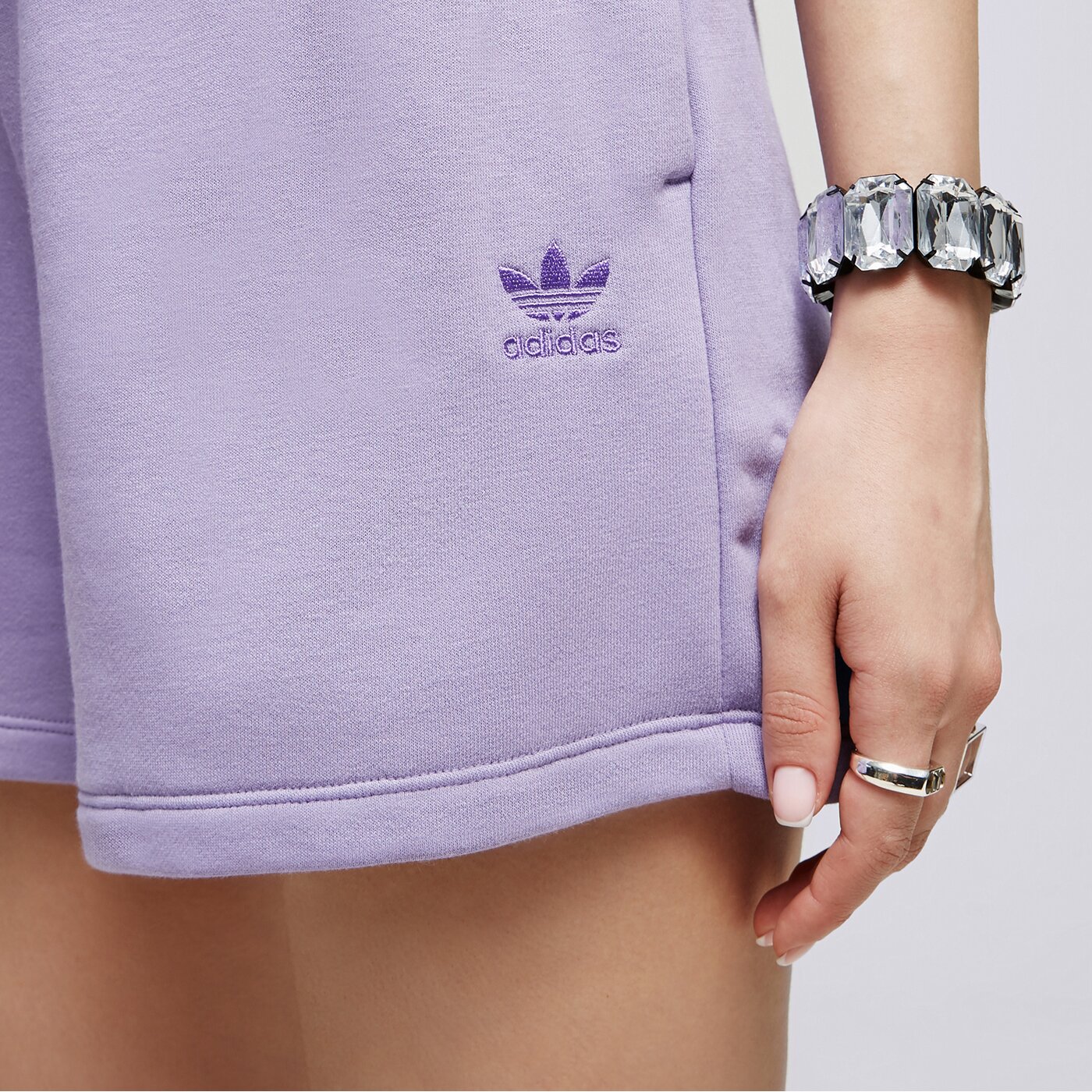 Дамски къси панталони ADIDAS ШОРТИ SHORTS ia6449 цвят син