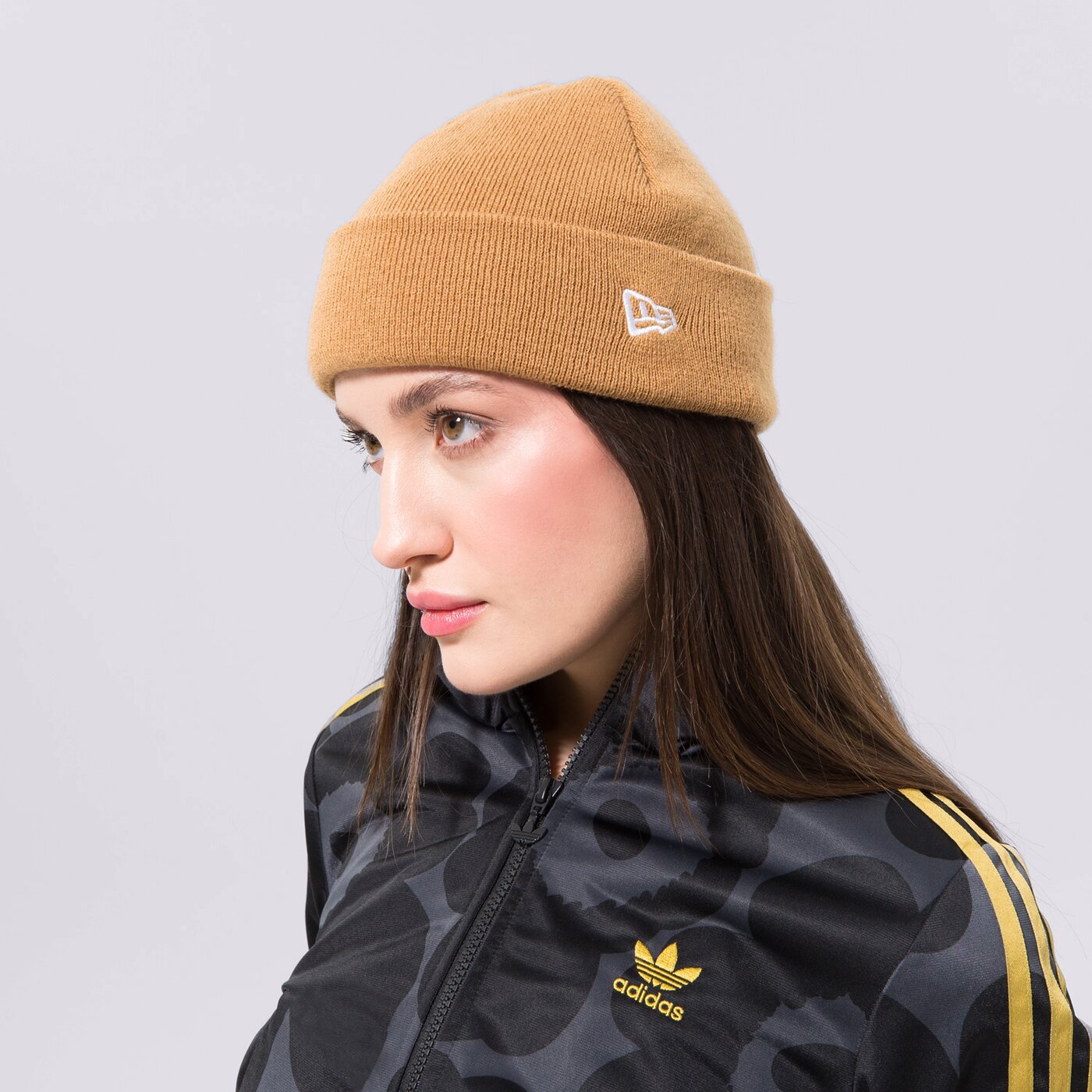 Мъжка зимна шапка NEW ERA ШАПКА NE BEANIE TOF NEW ERA WHT 60284977 цвят бежов