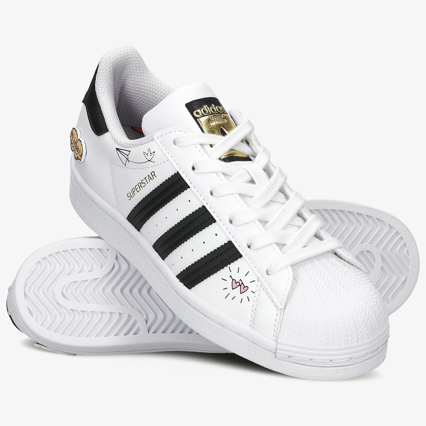Детски маратонки ADIDAS SUPERSTAR J  fx5202 цвят бял