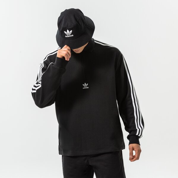 Мъжки суичър ADIDAS СУИТЧЪР 3-STRI-ТЕНИСКА ТИП ПОЛО LS hk7425 цвят черен