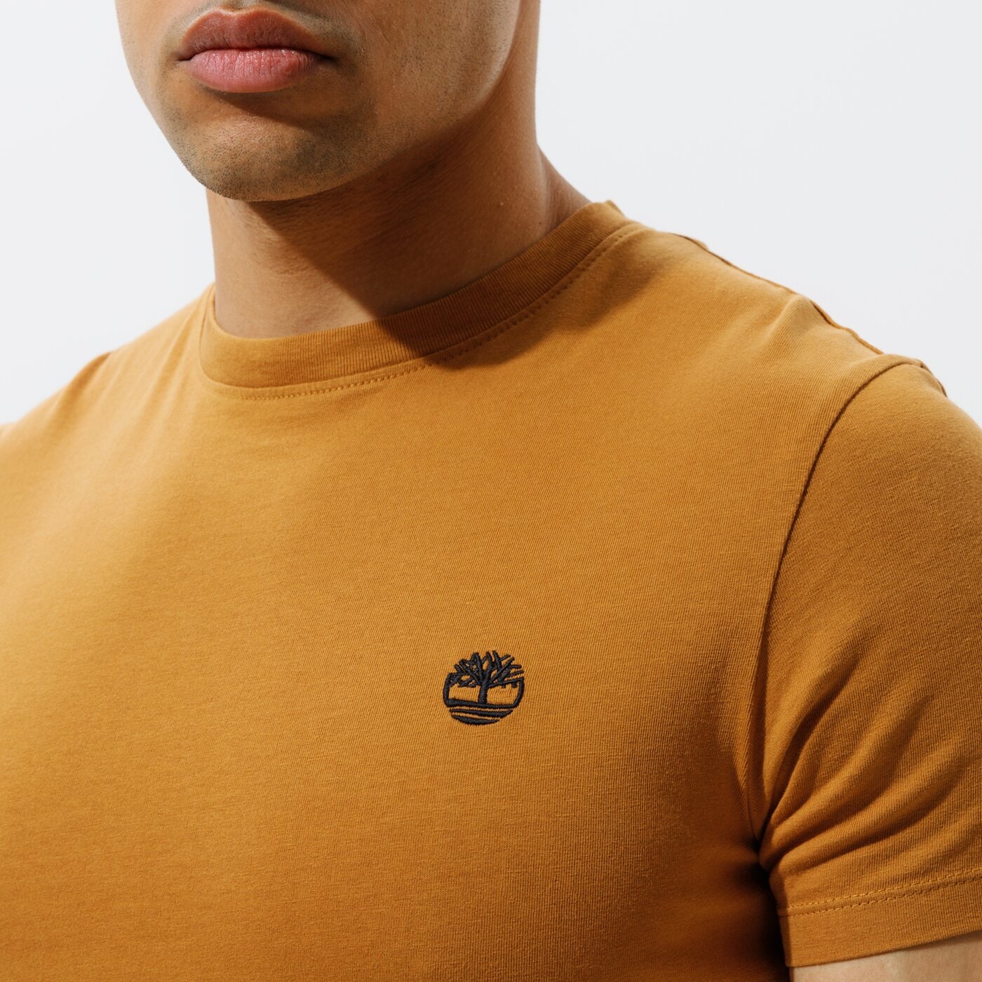 Мъжка тениска TIMBERLAND ТЕНИСКА SS DUNSTAN RIVER JERSEY CREW TEE (SLIM) tb0a2bprp471 цвят кафяв