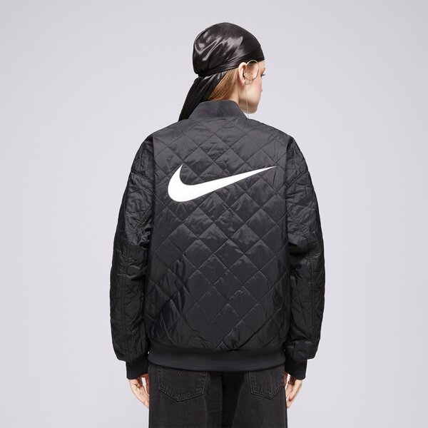 Дамско преходно яке NIKE ЯКЕ W NSW NIKE VRSTY BMBR JKT dv7876-010 цвят черен