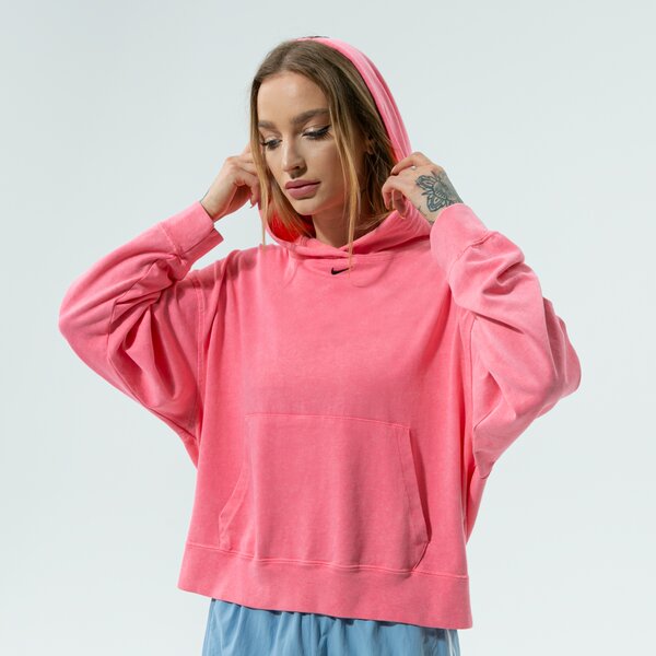 Дамски суичър NIKE СУИТЧЪР С КАЧУЛКА W NSW WASH HOODIE cz9854-675 цвят розов