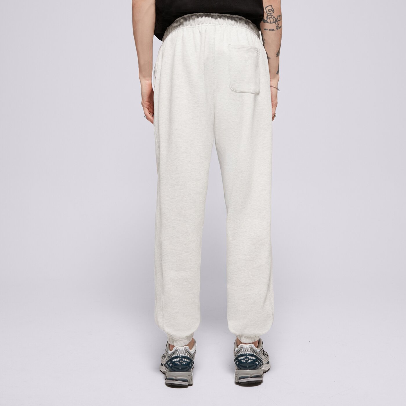 Мъжки панталони NEW BALANCE ПАНТАЛОНИ ATHLETICS   FRENCH TERRY JOGGER mp41508ahh цвят сив