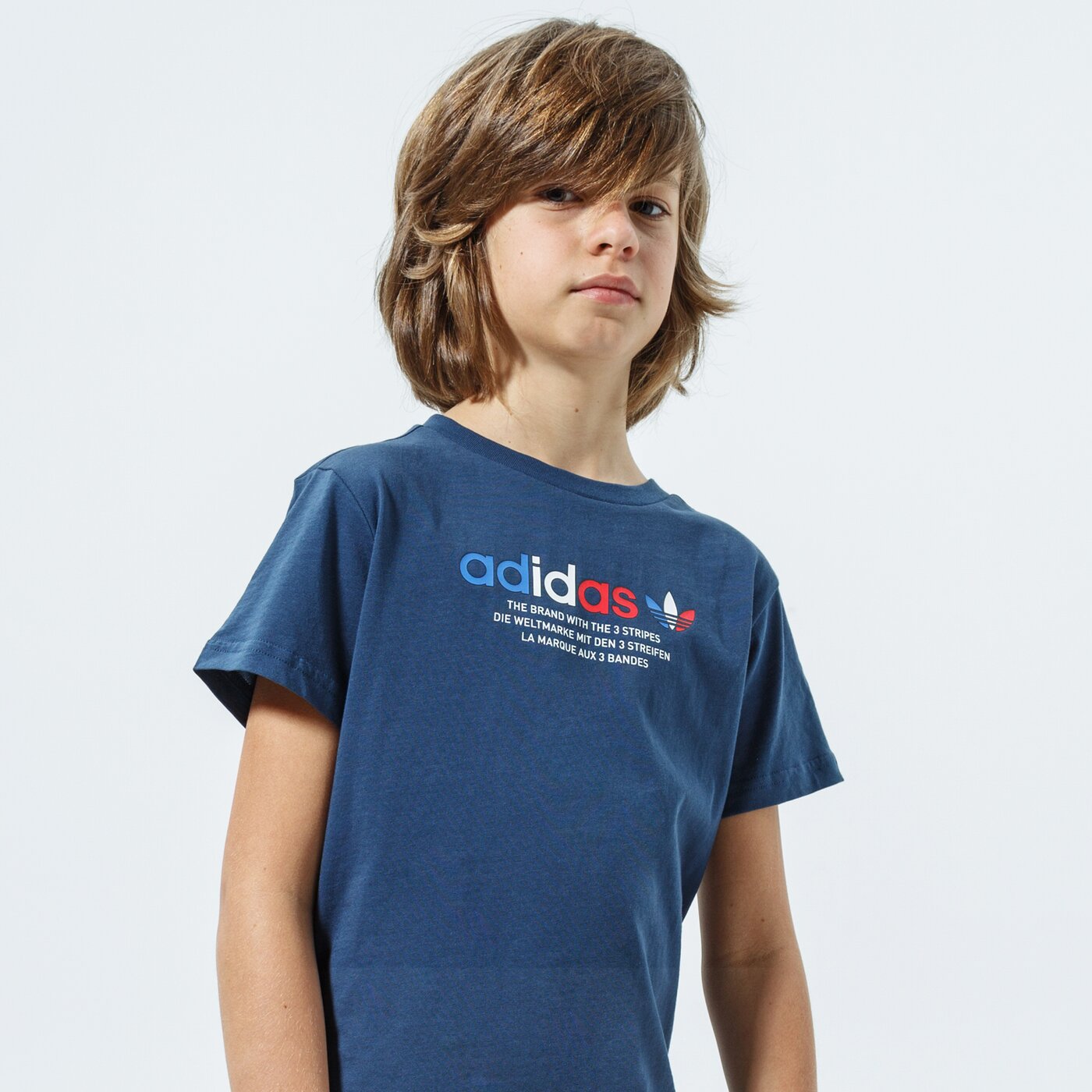 Детска тениска ADIDAS ТЕНИСКА TEE MM gn7479 цвят тъмносин