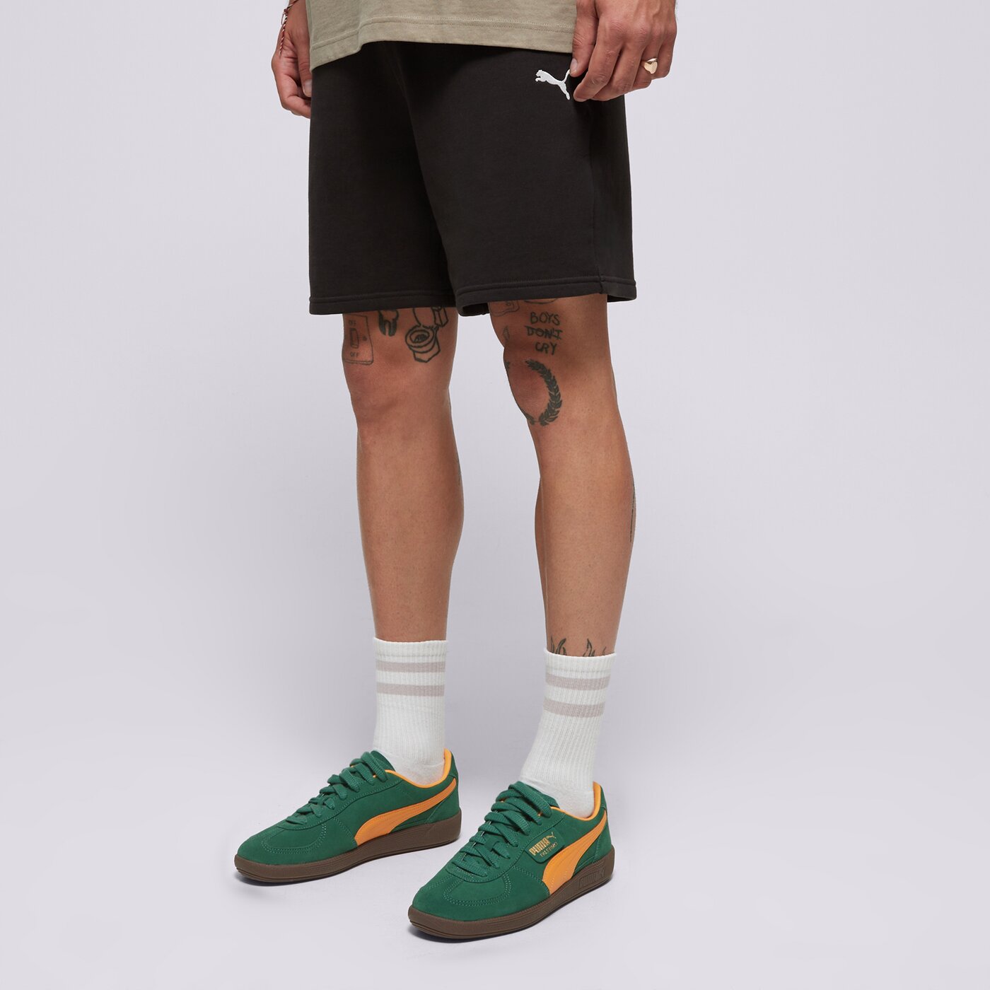 Мъжки къси панталони PUMA ШОРТИ WARDROBE ESS RELAXED SHORTS 7" TR 629654 01 цвят черен