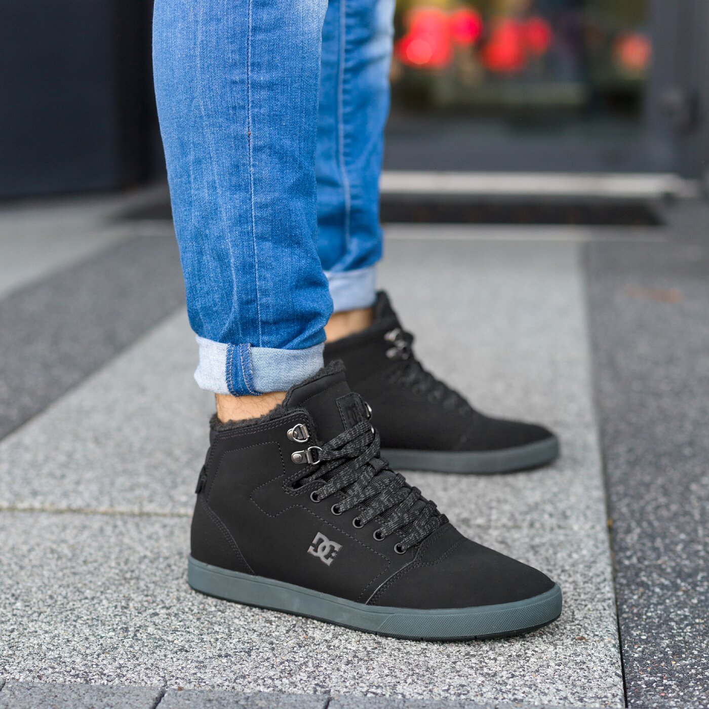 Мъжки маратонки DC CRISIS HIGH WNT. adys100116blg цвят черен