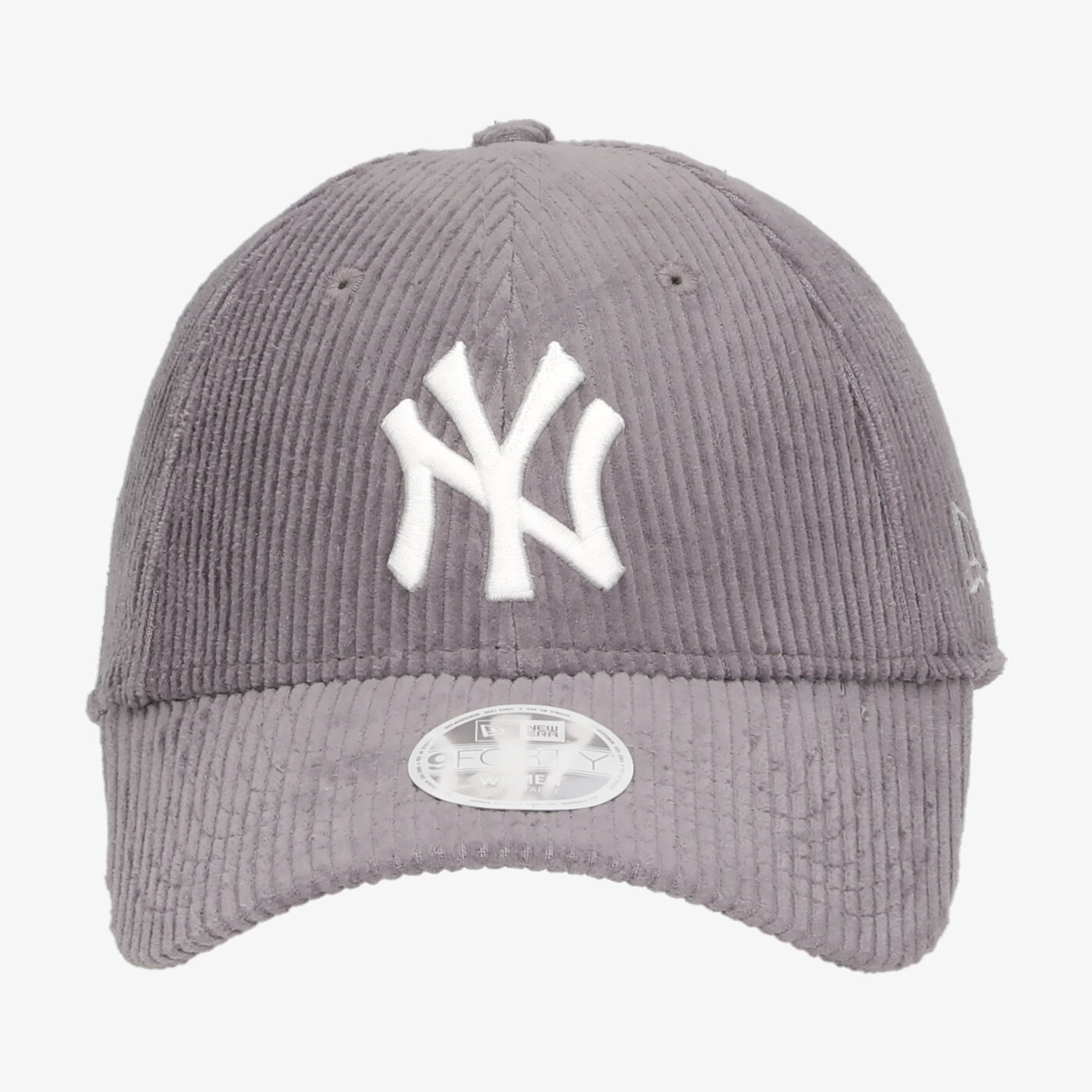 Дамска шапка с козирка NEW ERA ШАПКА WMNS FASHION CORD 940 NYY GRH NEW YORK YANKEES 60222458 цвят сив