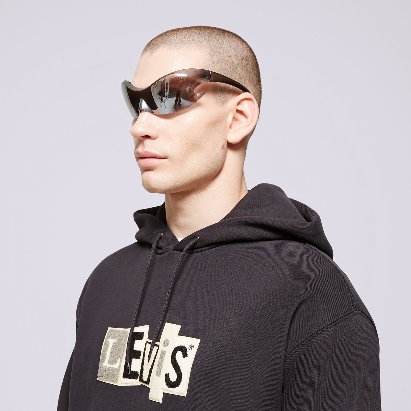 Мъжки суичър LEVI'S СУИТЧЪР С КАЧУЛКА SKATE HOODED SWEATSHIRT a1008-0011 цвят черен