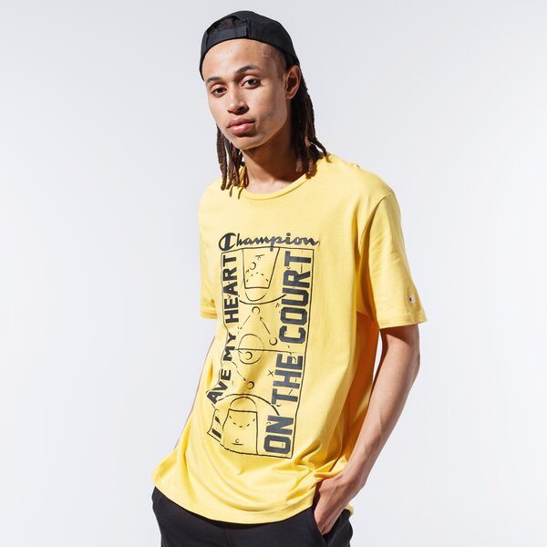 Мъжка тениска CHAMPION ТЕНИСКА COURT TEE 215492ys001 цвят жълт