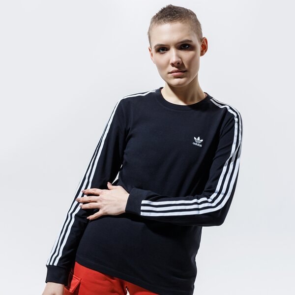 Дамска тениска ADIDAS ТЕНИСКА 3STR LONGSLEEVE #gn2911 цвят черен