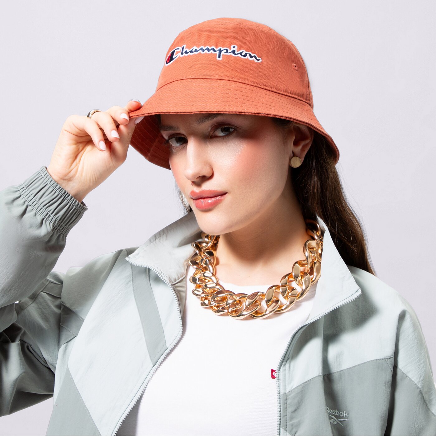  CHAMPION ШАПКА BUCKET CAP 800807ms075 цвят кафяв