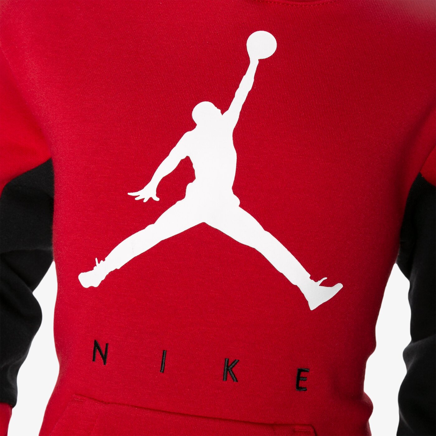 Детски суичър JORDAN СУИТЧЪР С КАЧУЛКА JUMPMAN BY NIKE PO BOY 95a675-r78 цвят червен