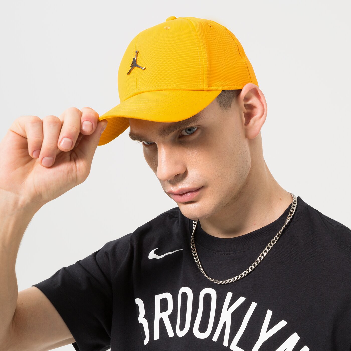 Дамска шапка с козирка JORDAN ШАПКА JUMPMAN CLASSIC99 METAL cw6410-705 цвят оранжев