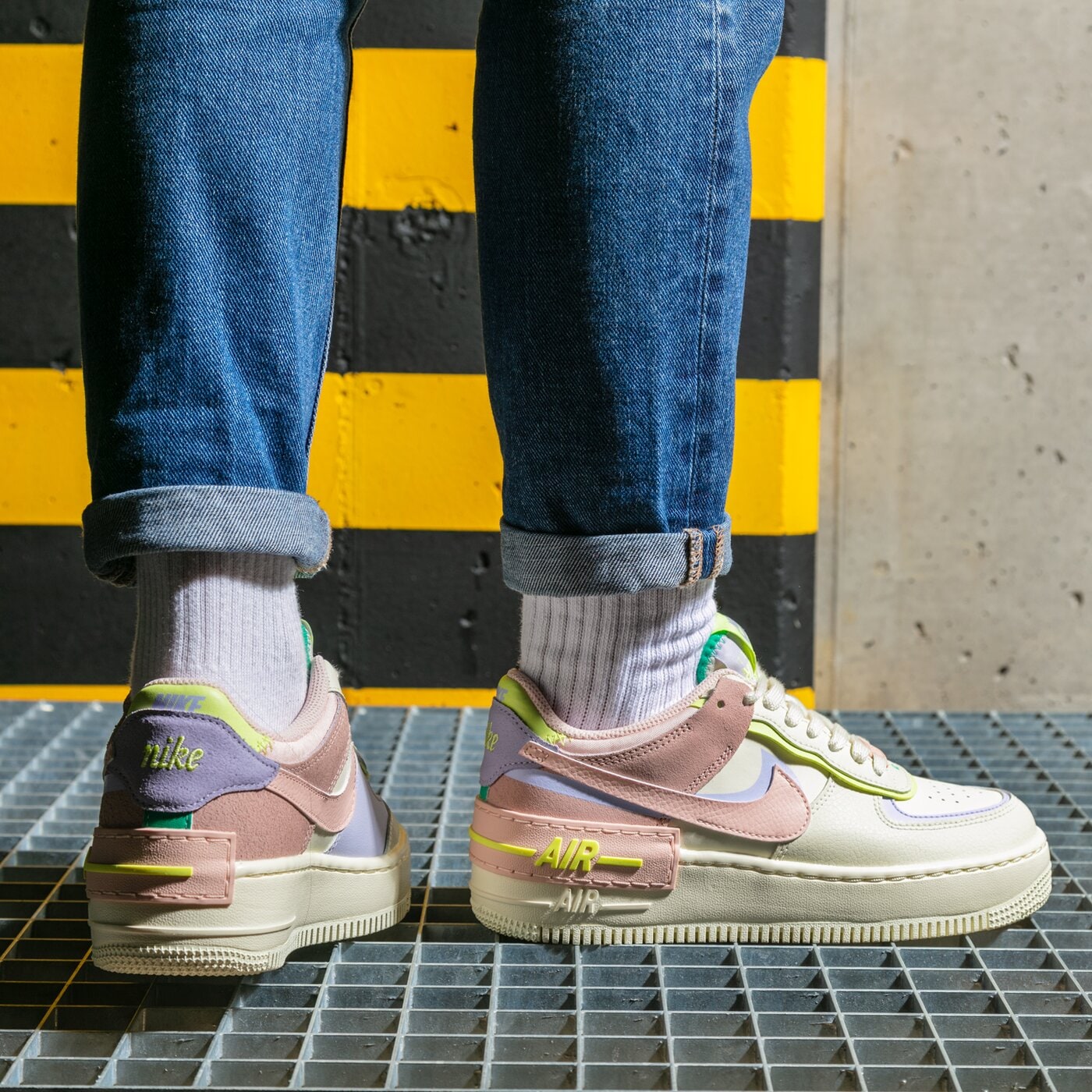 Дамски маратонки NIKE AIR FORCE 1 SHADOW ci0919-700 цвят бежов