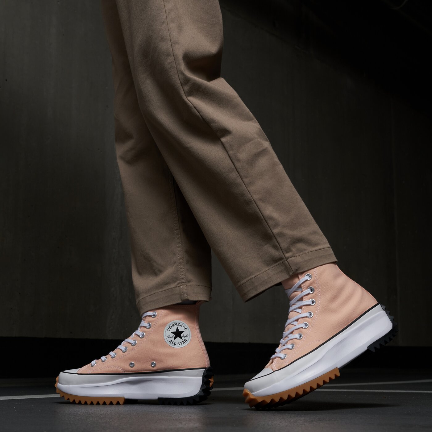 Дамски маратонки CONVERSE RUN STAR HIKE a03549c цвят розов