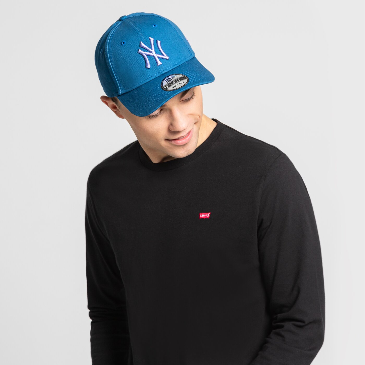 Мъжка шапка с козирка NEW ERA ШАПКА LEAGUE ESS 940 NYY BLU NEW YORK YANKEES ATBIRF 60222480 цвят син
