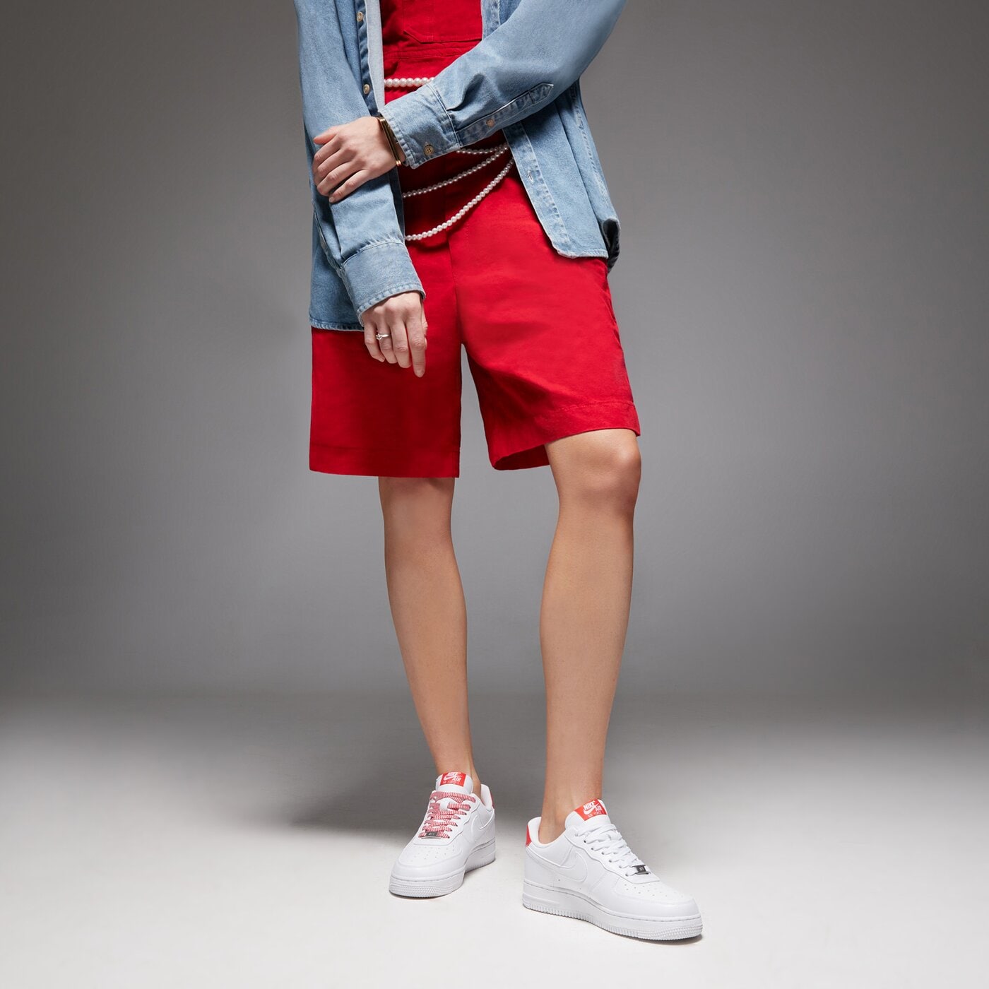 Дамски маратонки NIKE W AIR FORCE 1 '07 NEXT NATURE ib7167-103 цвят бял