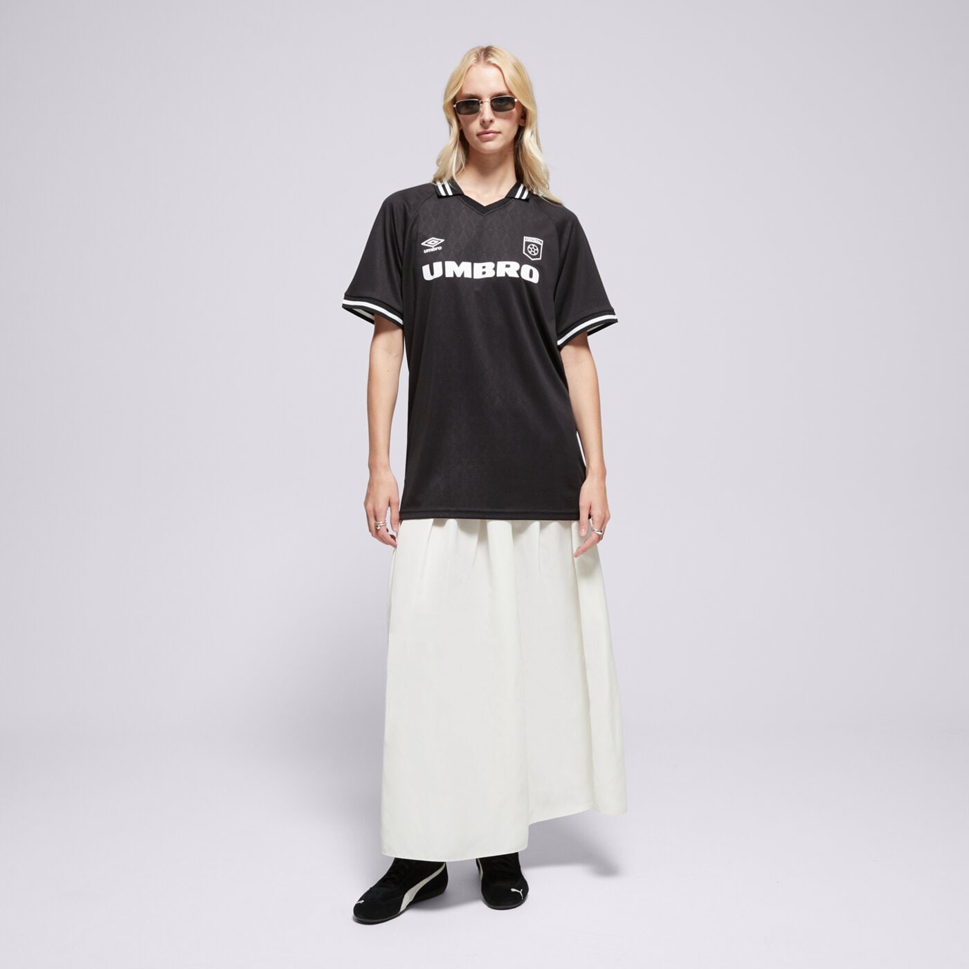 Мъжка тениска UMBRO ТЕНИСКА FOOTBALL JERSEY ul125tsm85001 цвят черен