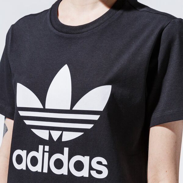 Adidas ТЕНИСКА Trefoil Tee Gn2896 Дамски Цвят черен Модни Тениски