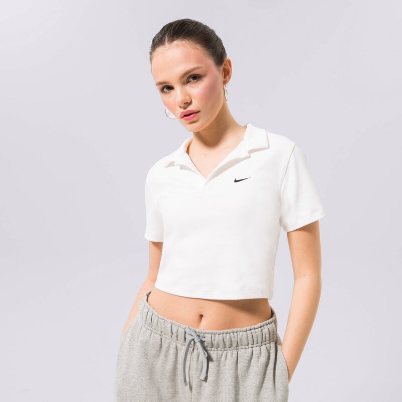 NIKE ТЕНИСКА W NSW ESSNTL SS ТЕНИСКА ТИП ПОЛО ТОП
