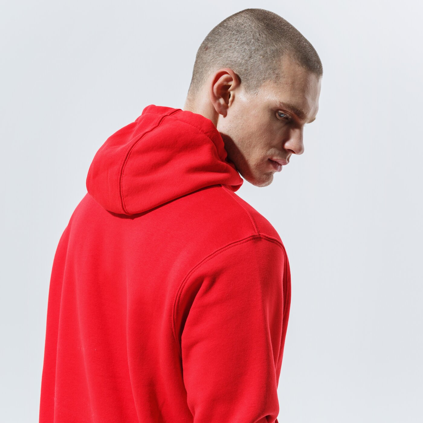 Мъжки суичър NIKE СУИТЧЪР С КАЧУЛКА SPORTSWEAR CLUB FLEECE bv2973-657 цвят червен