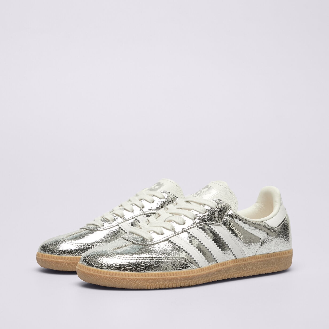 Дамски маратонки ADIDAS SAMBA OG W jr0035 цвят сребърен
