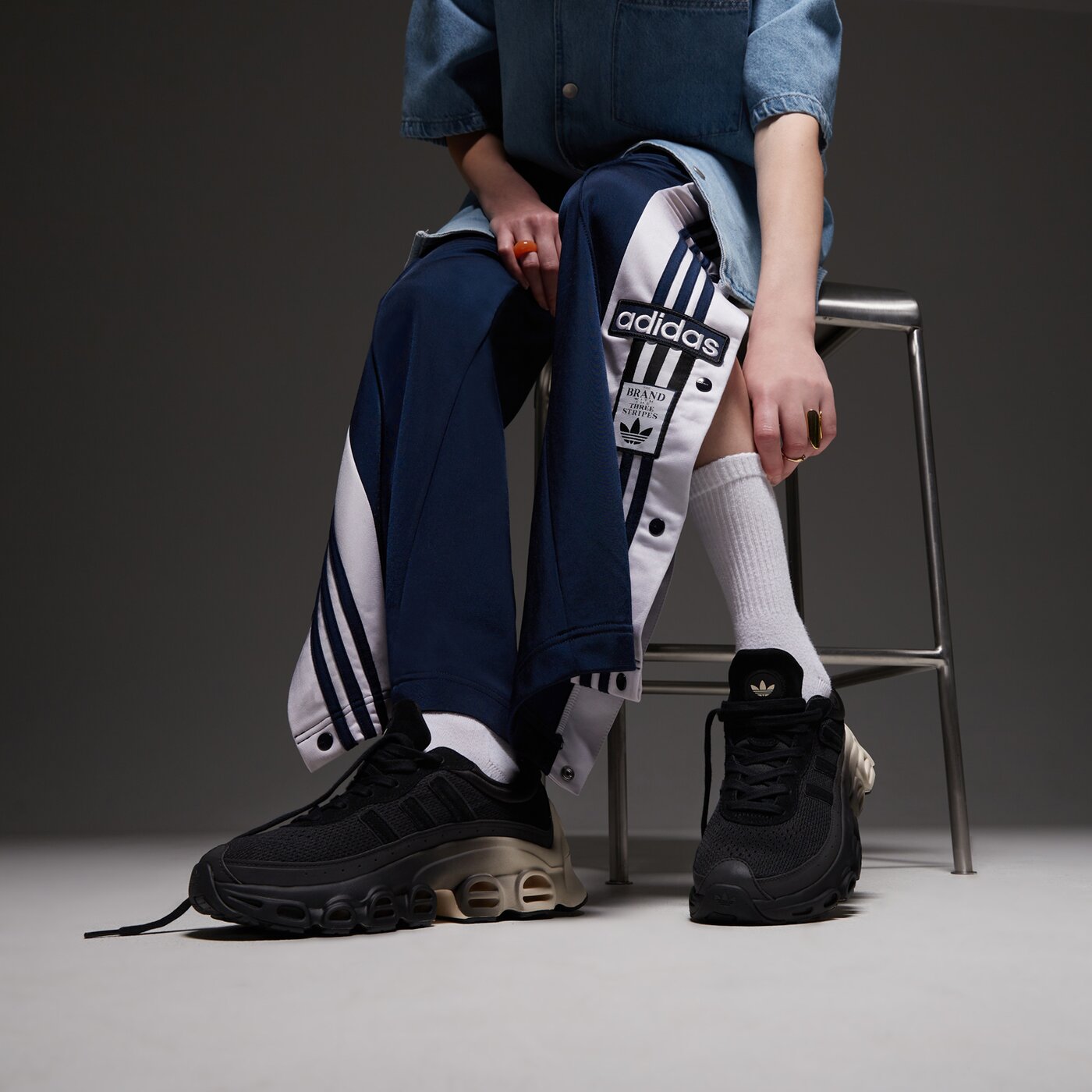 Дамски маратонки ADIDAS ADIFOM MEGARIDE W ji3292 цвят черен